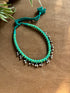 Rangila Ras | Green Patwa Ghungroo Thread Necklace